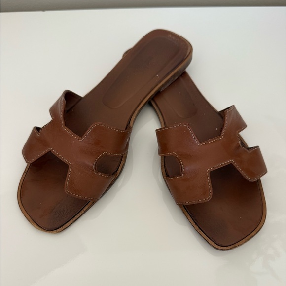 Hermes Oran Slides - Size 39 - Picture 1 of 4